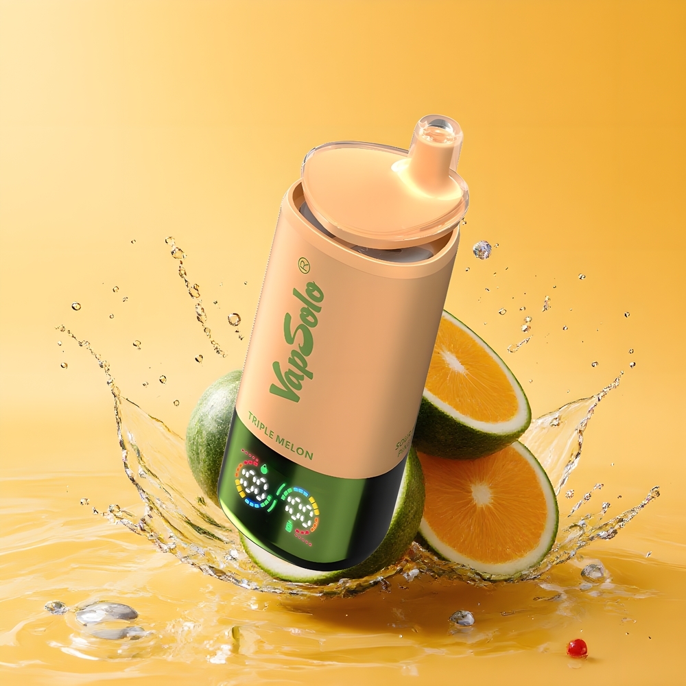 VapSolo Tripe 30000 Puffs Hármas Sárgadinnye Nagykereskedés Magyarország Type-C