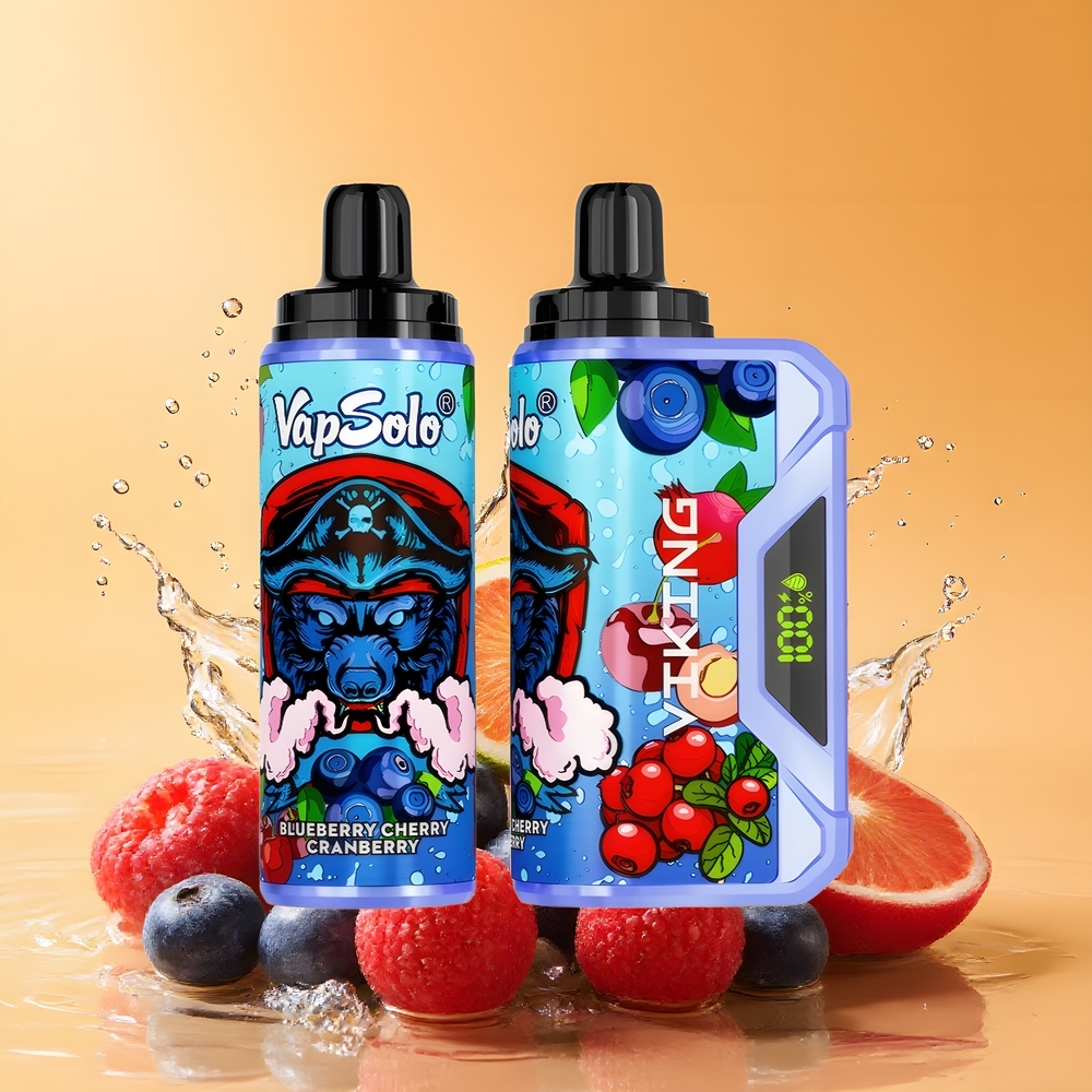 VapSolo VIKING 12000 Nagykereskedés Magyarország Típus-C Kékáfonya Cseresznye Áfonya