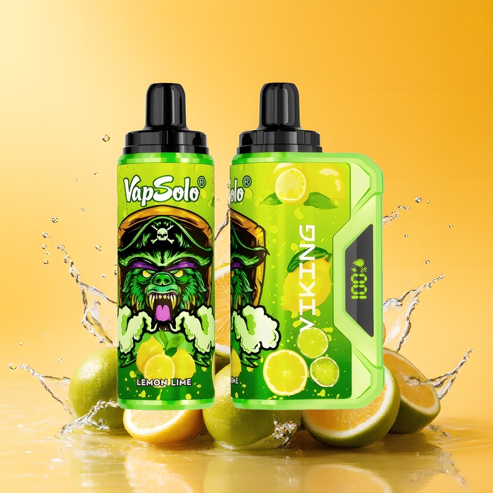 VapSolo VIKING 12000 Puff Eldobható E-Cigi Citrom Lime Nagykereskedés Magyarország Típus-C