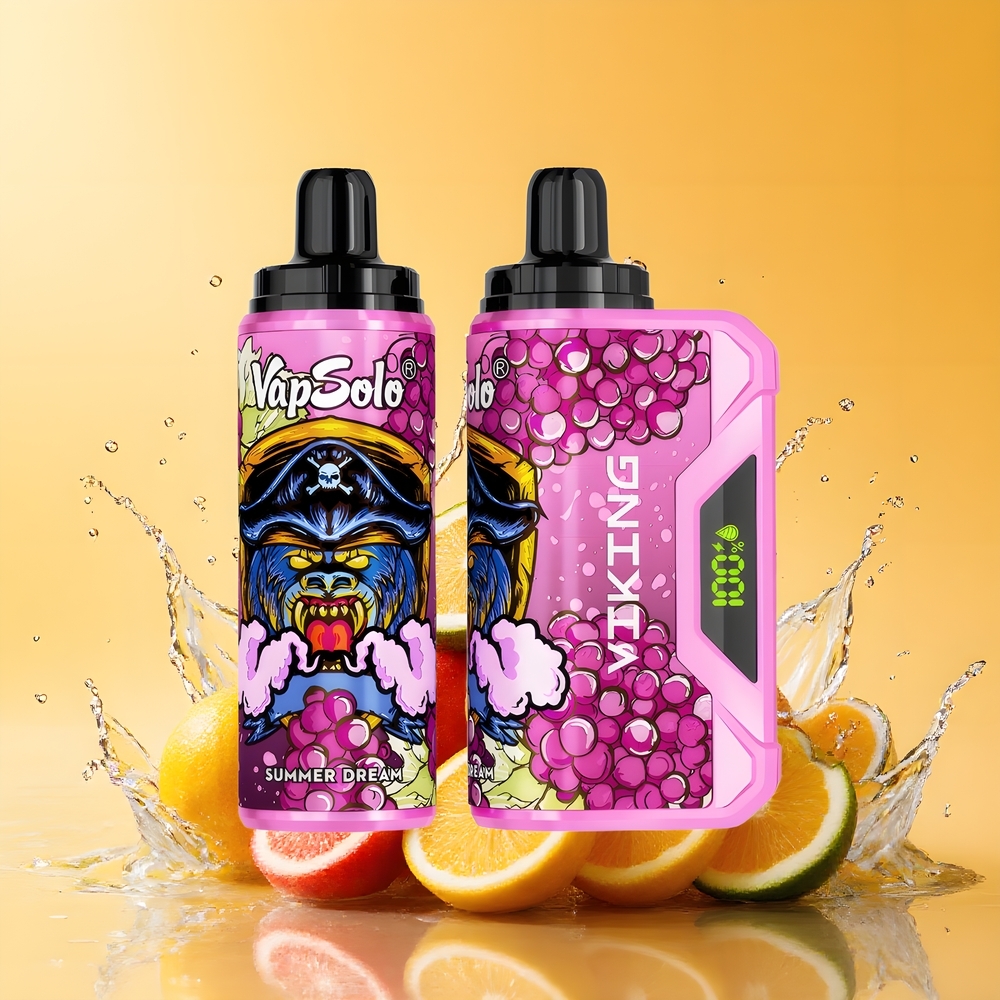 VapSolo VIKING 12000 Puffs Nyári Álom Nagykereskedés Magyarország Típus-C töltés