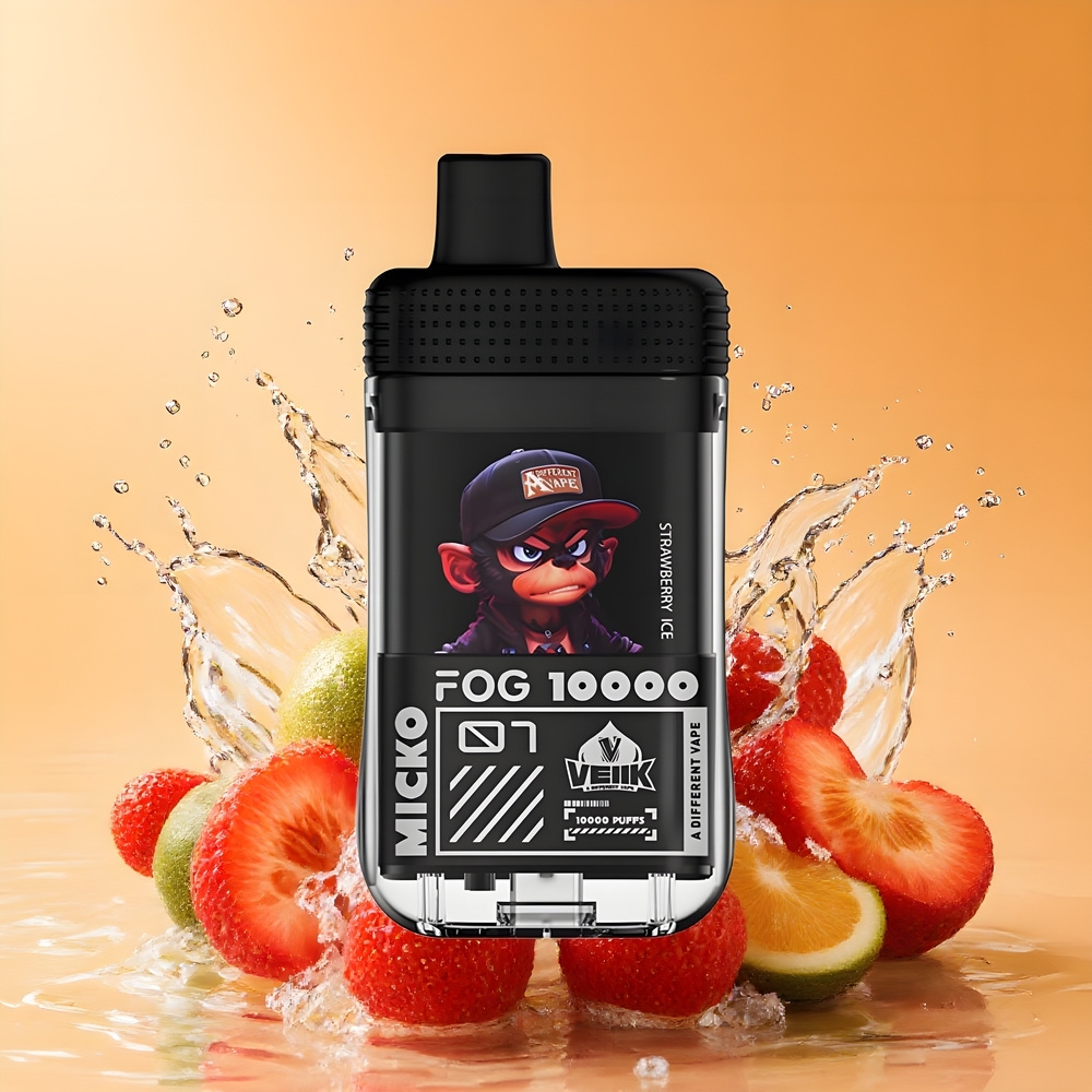 VEIIK MICKO FOG 10000 Puffs Eldobható Epe Strawberry Ice Nagykereskedés Magyarország Type-C
