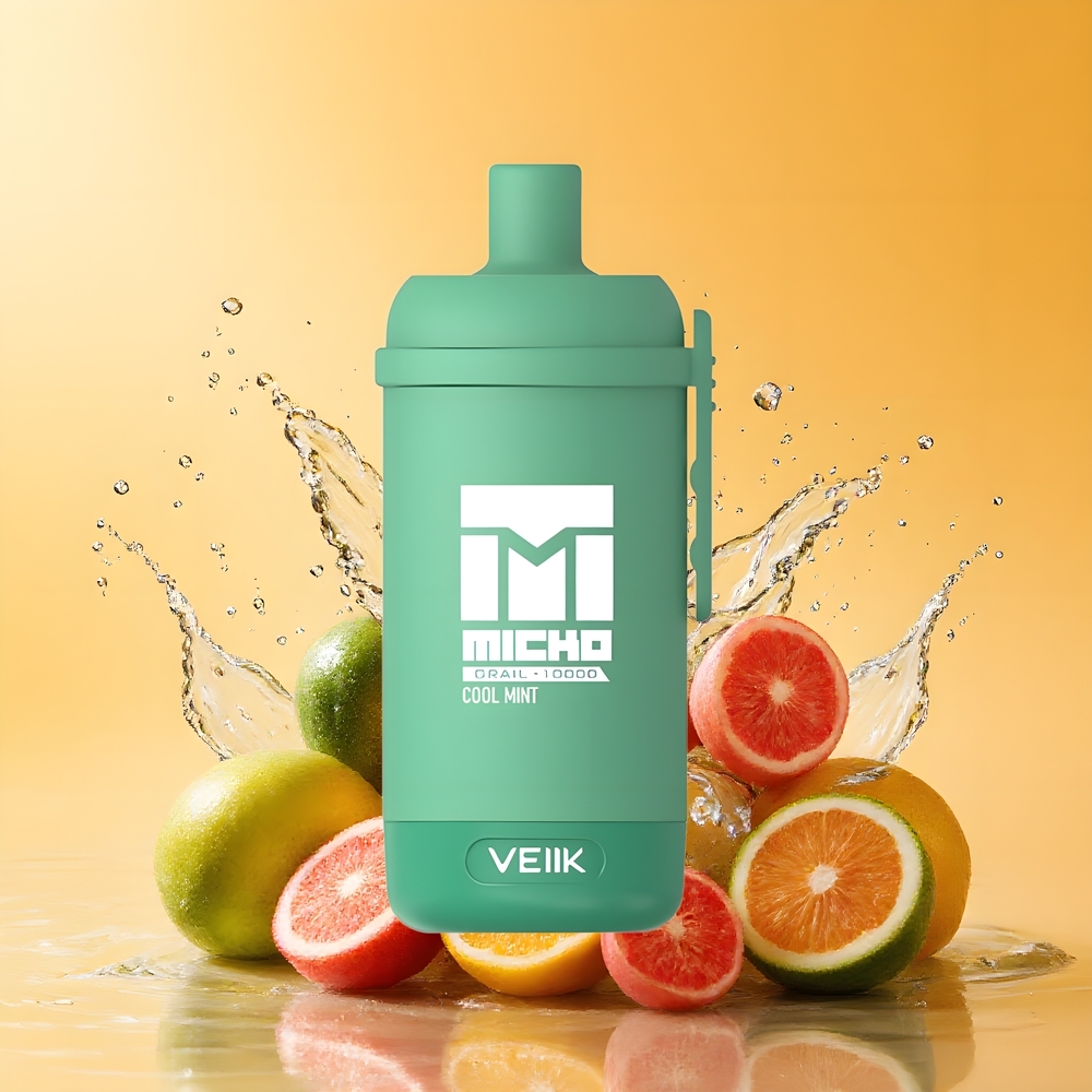 VEIIK MICKO GRAIL 10000 Puffs Hűvös Borsmenta Nagykereskedés Magyarország 1.0ohm Mesh Coil