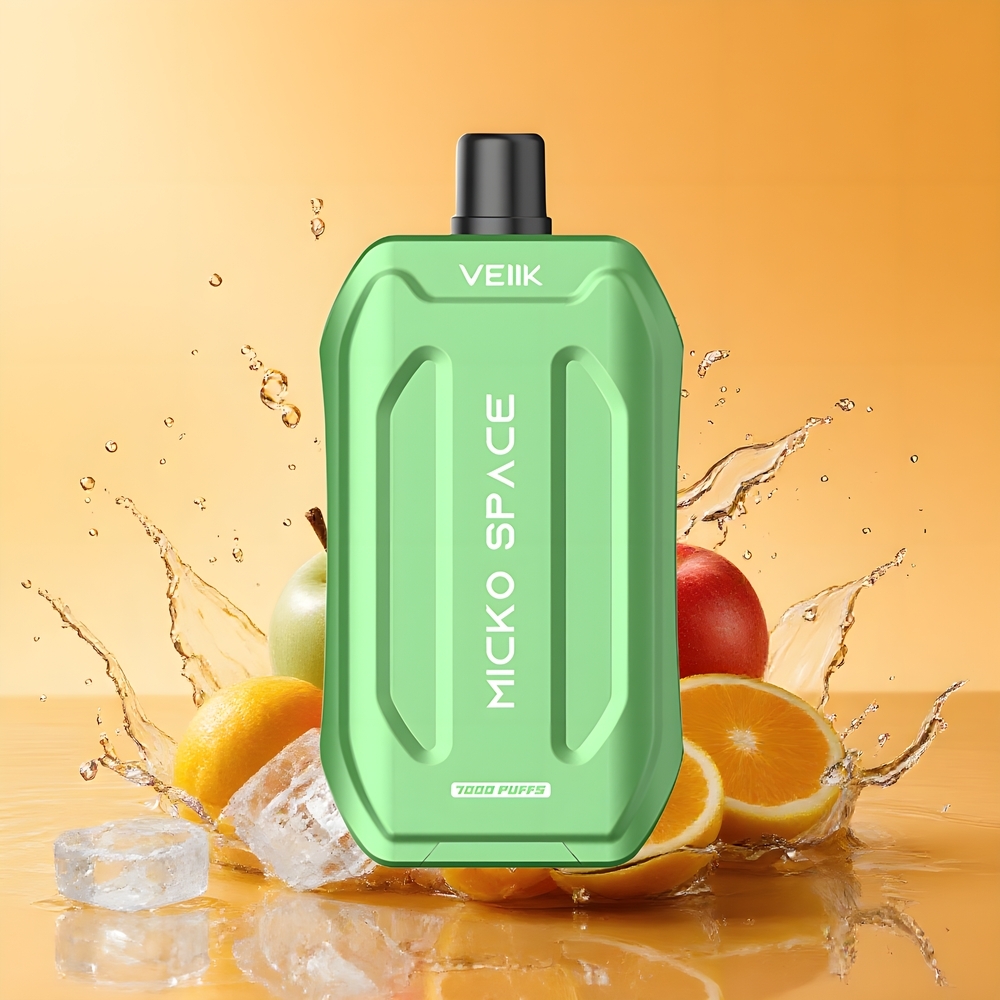 VEIIK MICKO SPACE 7000 Puffs Nagykereskedés Magyarország Alma Jég Eldobható vape