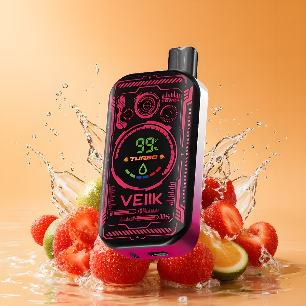 VEIIK SPACE MIST 25000 Puffs Dual Mesh Eldobható vape Eperjég Nagykereskedés Magyarország
