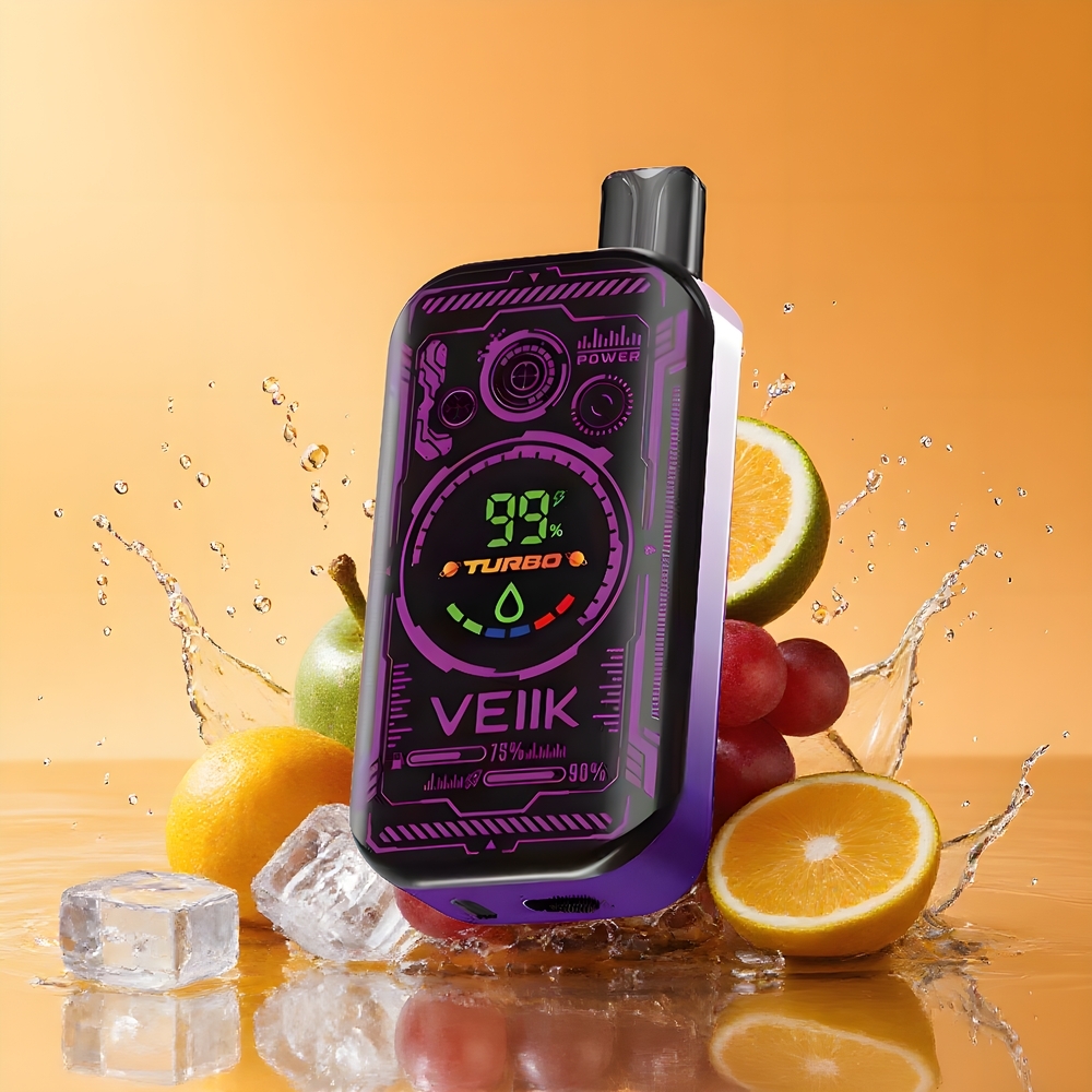 VEIIK SPACE MIST 25000 Puffs Nagykereskedés Magyarország 20ML Jég Szőlő Dual Mesh Coil