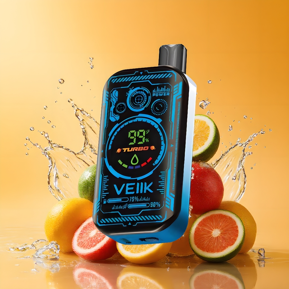 VEIIK SPACE MIST 25000 Puffs Nagykereskedés Magyarország Kettős Hálós Tekercs Kékáfonya Jég