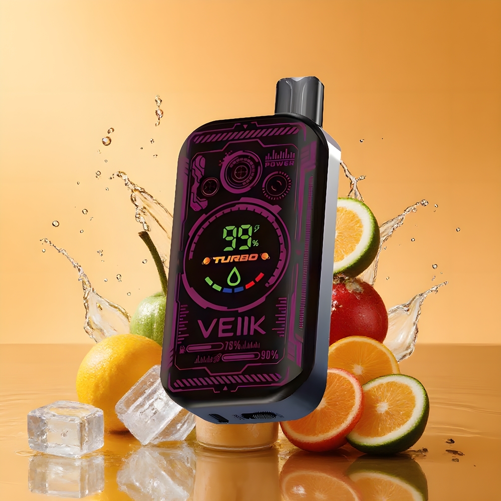 VEIIK SPACE MIST 25000 Puffs Nagykereskedés Magyarország Kettős Hálótekercs Kávé Jég