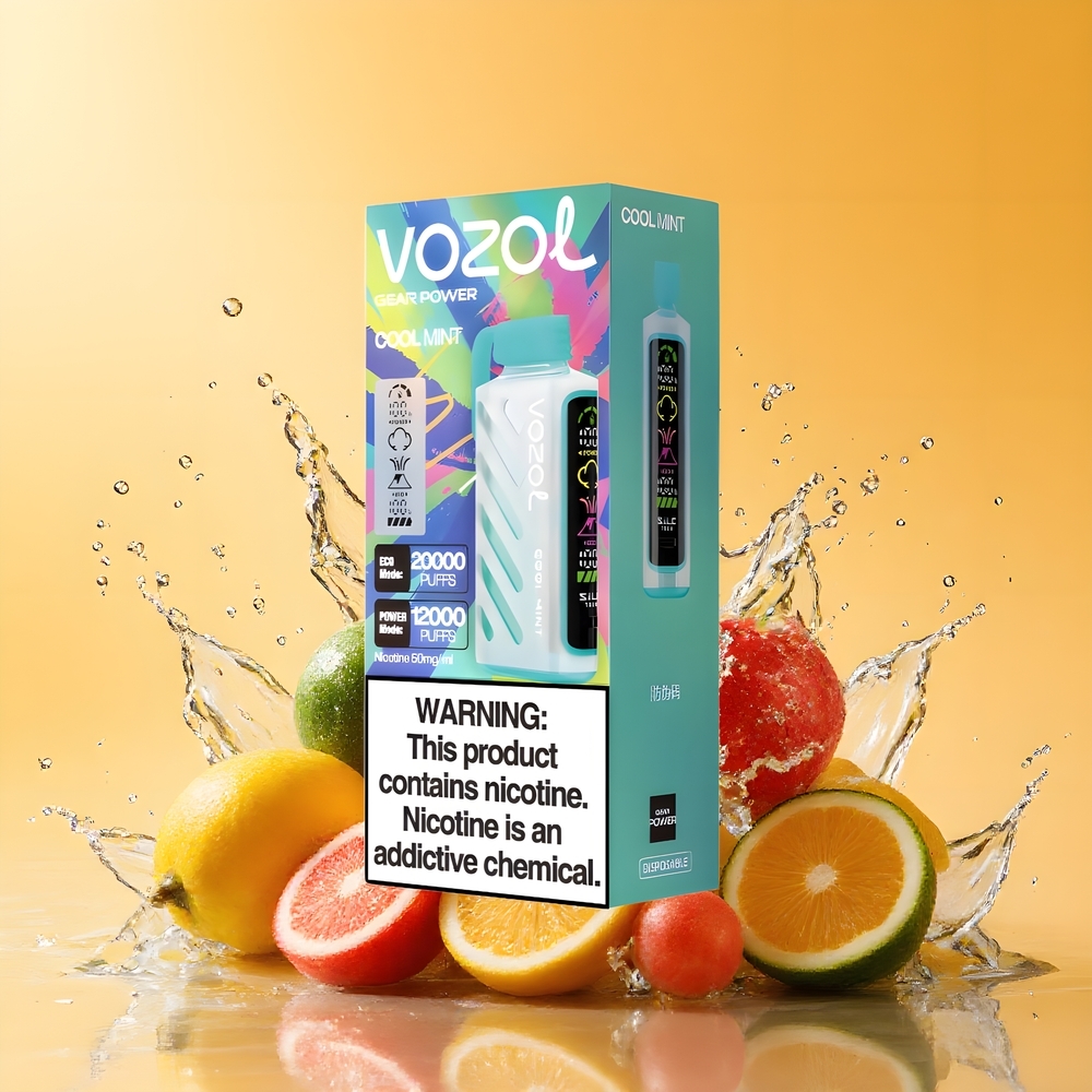 VOZOL Gear Power 20000 Puffs Dual Mesh Coil Hűtő Mentol Nagykereskedés Magyarország