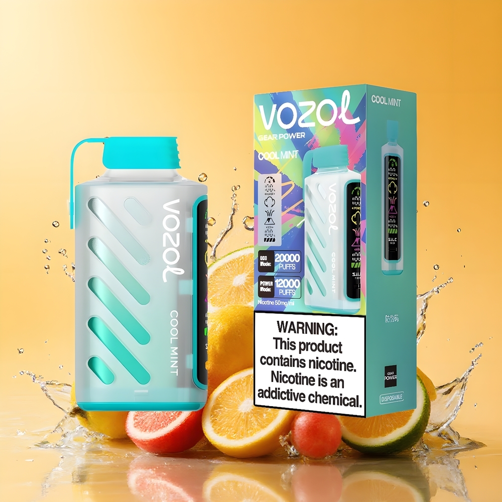 VOZOL Gear Power 20000 Puffs Dual Mesh Coil Hűtő Mentol Nagykereskedés Magyarország
