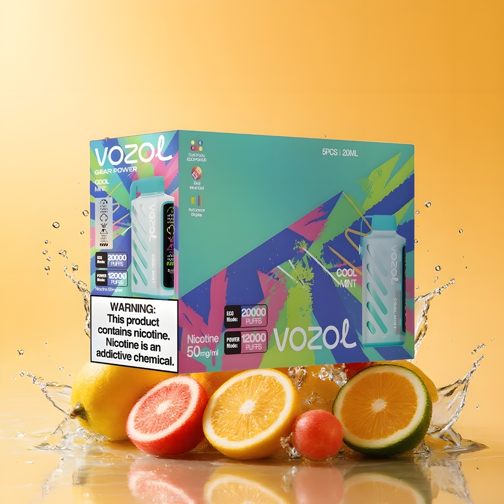 VOZOL Gear Power 20000 Puffs Dual Mesh Coil Hűtő Mentol Nagykereskedés Magyarország