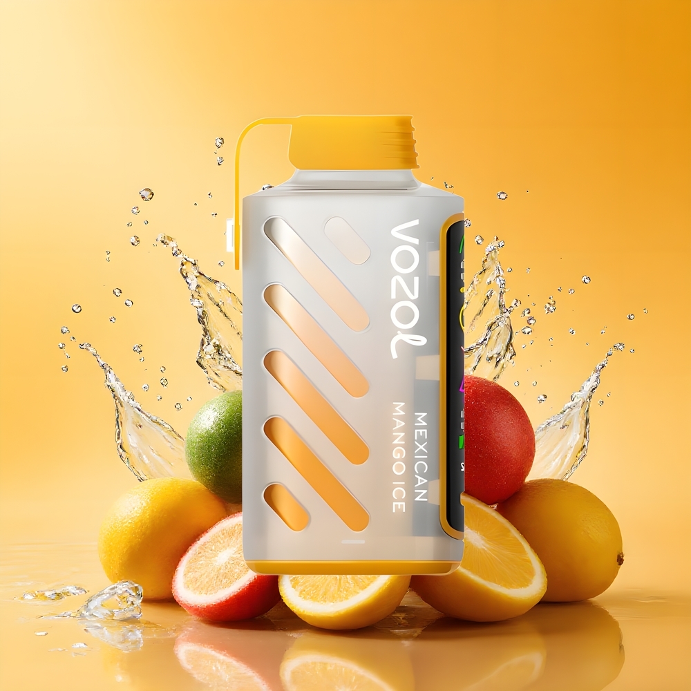 VOZOL Gear Power 20000 Puffs Kettős Háló Tekercs Mexikói Mango Jég Nagykereskedés Magyarország