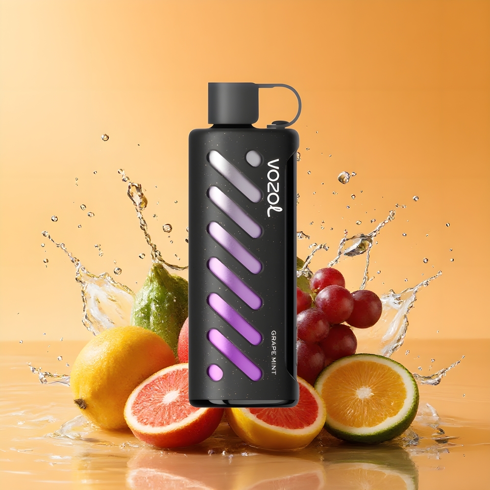 VOZOL Gear Shisha 25000 Puff Nagykereskedés Magyarország Dual Mesh Mód S.i.L.C Tech Szőlő Menta