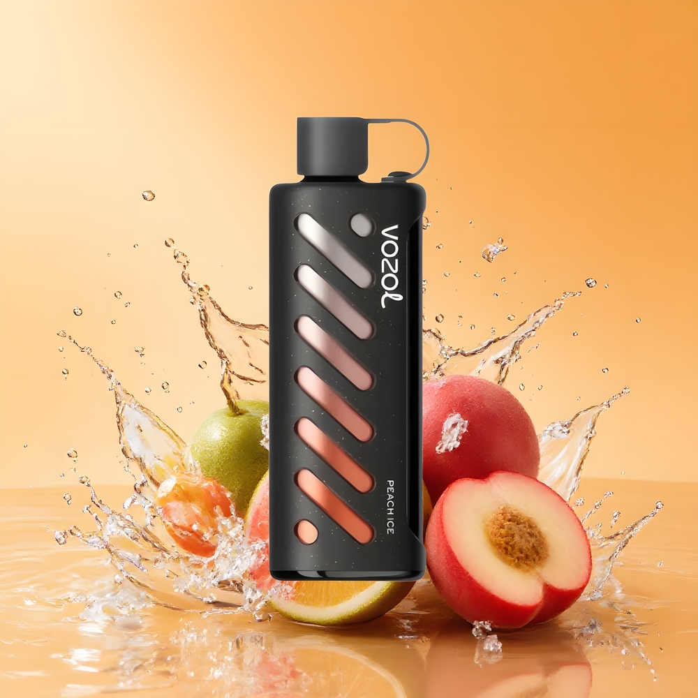 VOZOL Gear Shisha 25000 Puffs Dual Mesh Nagykereskedés Magyarország Barackjég