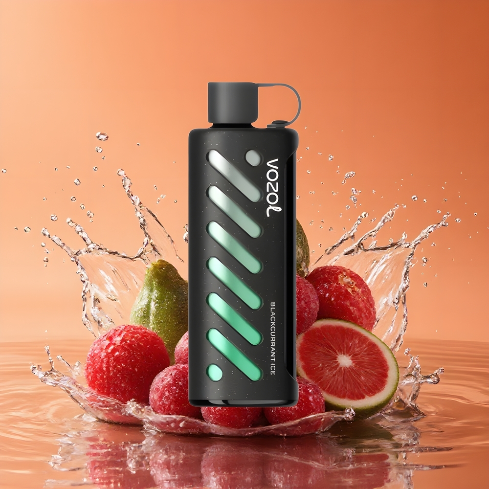 VOZOL Gear Shisha 25000 Puffs Dual Mesh Nagykereskedés Magyarország Feketeribizli Jég