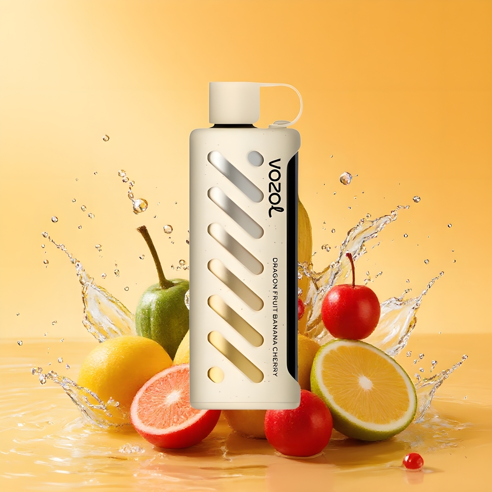 VOZOL Gear Shisha 25000 Puffs Dual Mesh Nagykereskedés Magyarország Sárkánygyümölcs Banán Cseresznye