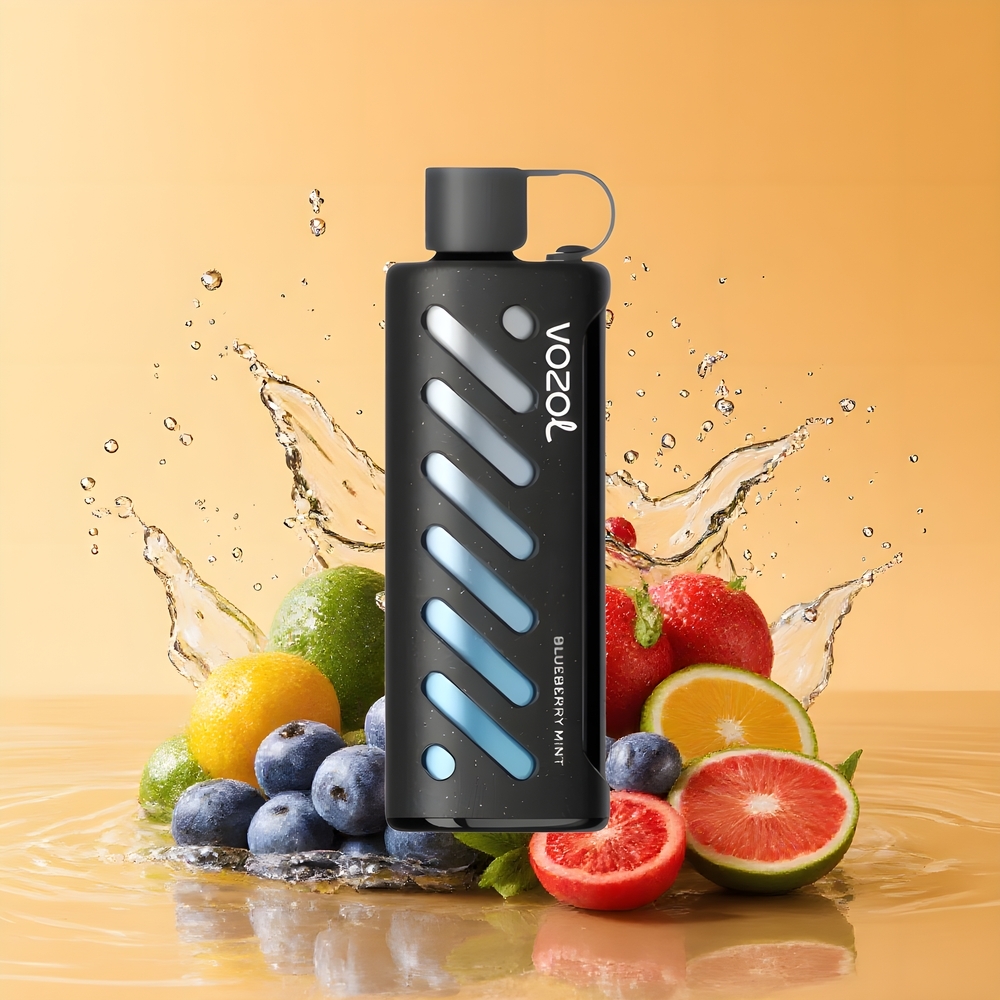 VOZOL Gear Shisha 25000 Puffs Dual Mesh Nagykereskedés Magyarország Áfonya Menta