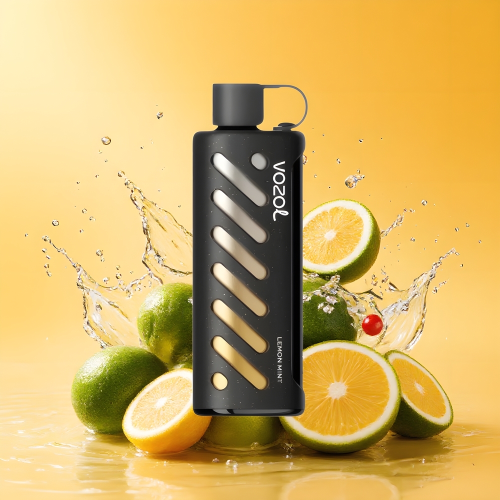 VOZOL Gear Shisha 25000 Puffs Nagykereskedés Magyarország Citrom Menta Dual Mesh