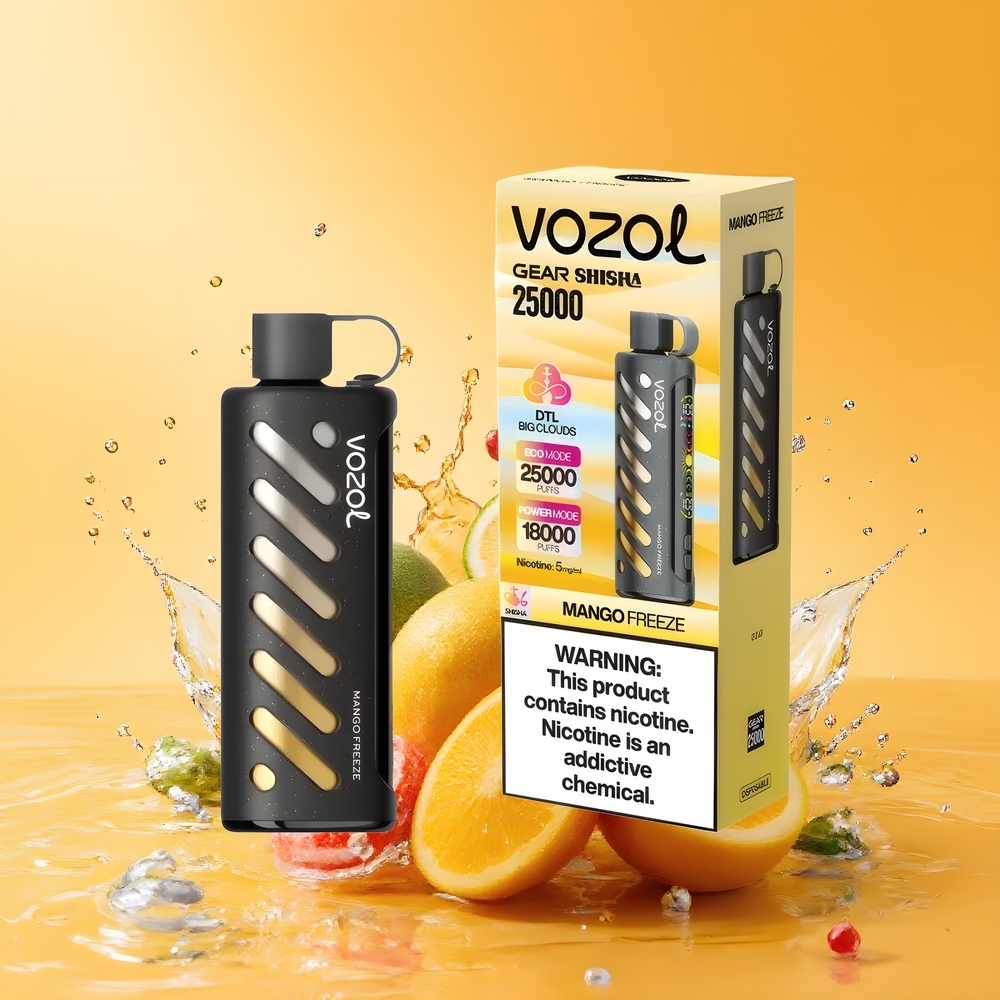 VOZOL Gear Shisha 25000 Puffs Nagykereskedés Magyarország Dupla Módos Mángó Fagy