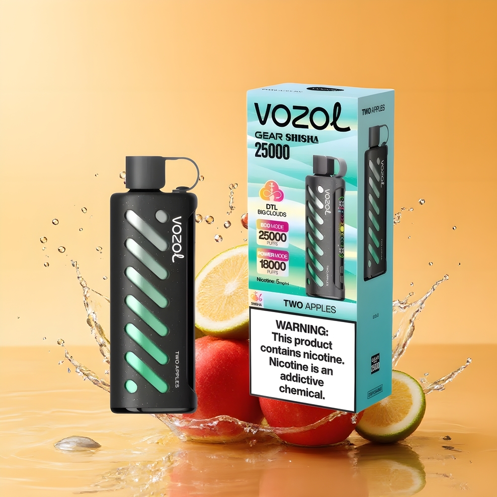 VOZOL Gear Shisha 25000 Puffs Nagykereskedés Magyarország Két Alma Dual Mesh Dual Modes