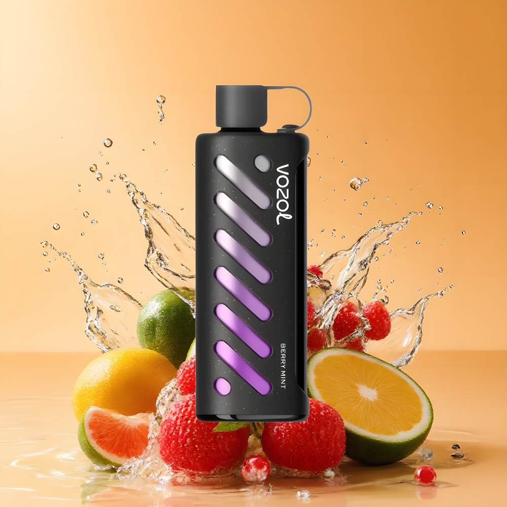 VOZOL Gear Shisha 25000 Puffs Nagykereskedés Magyarország Kettős Módú S.i.L.C Tech Bogyós Menta