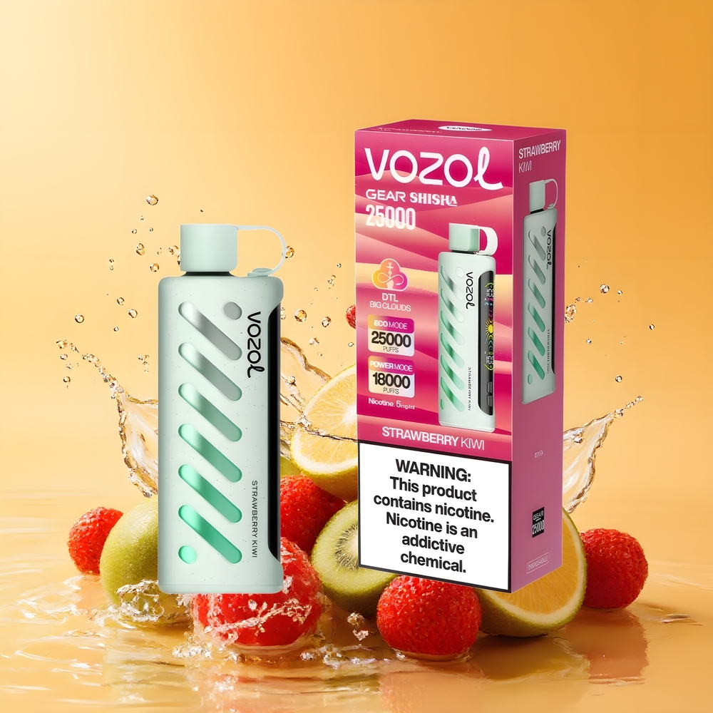 VOZOL Gear Shisha 25000 Puffs S.i.L.C Tech Nagykereskedés Magyarország Eper-Kiwi