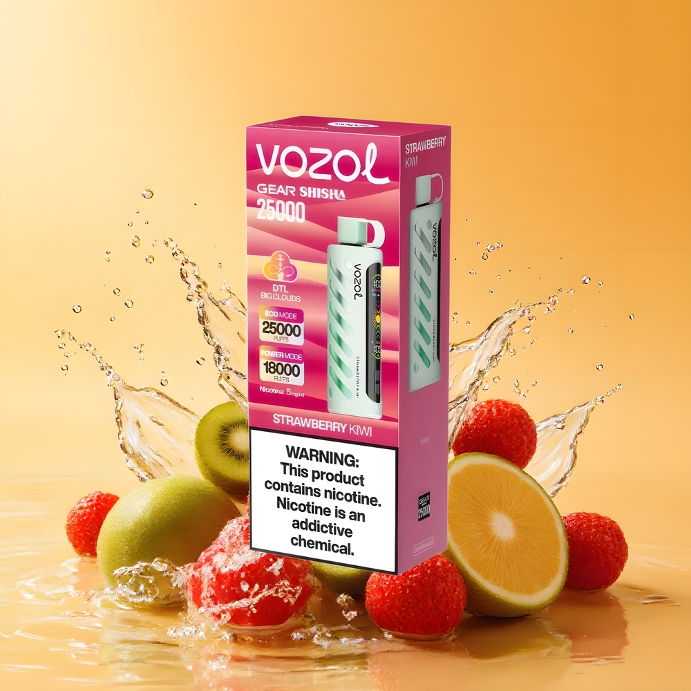 VOZOL Gear Shisha 25000 Puffs S.i.L.C Tech Nagykereskedés Magyarország Eper-Kiwi