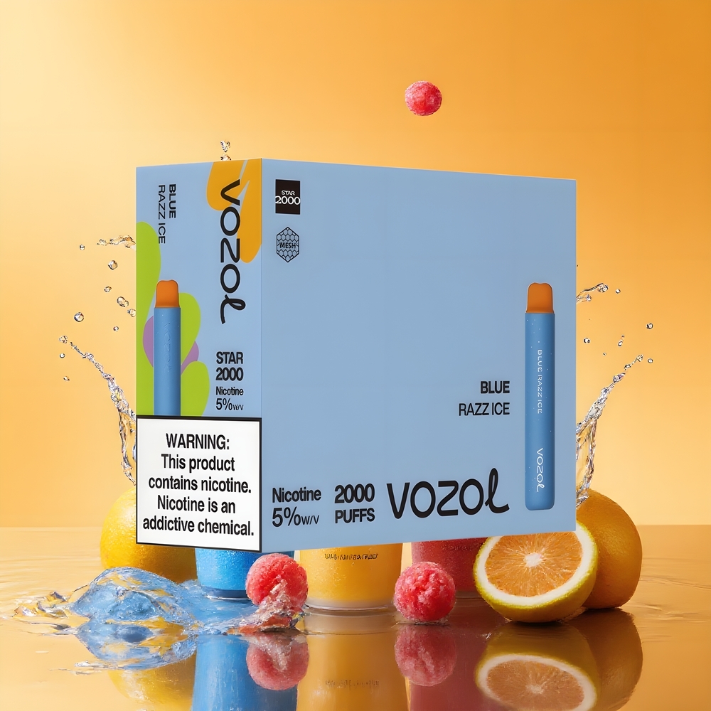 VOZOL STAR 2000 Nagykereskedés Magyarország 2000 Füst Kék Áfonya Jég PCR Anyagok