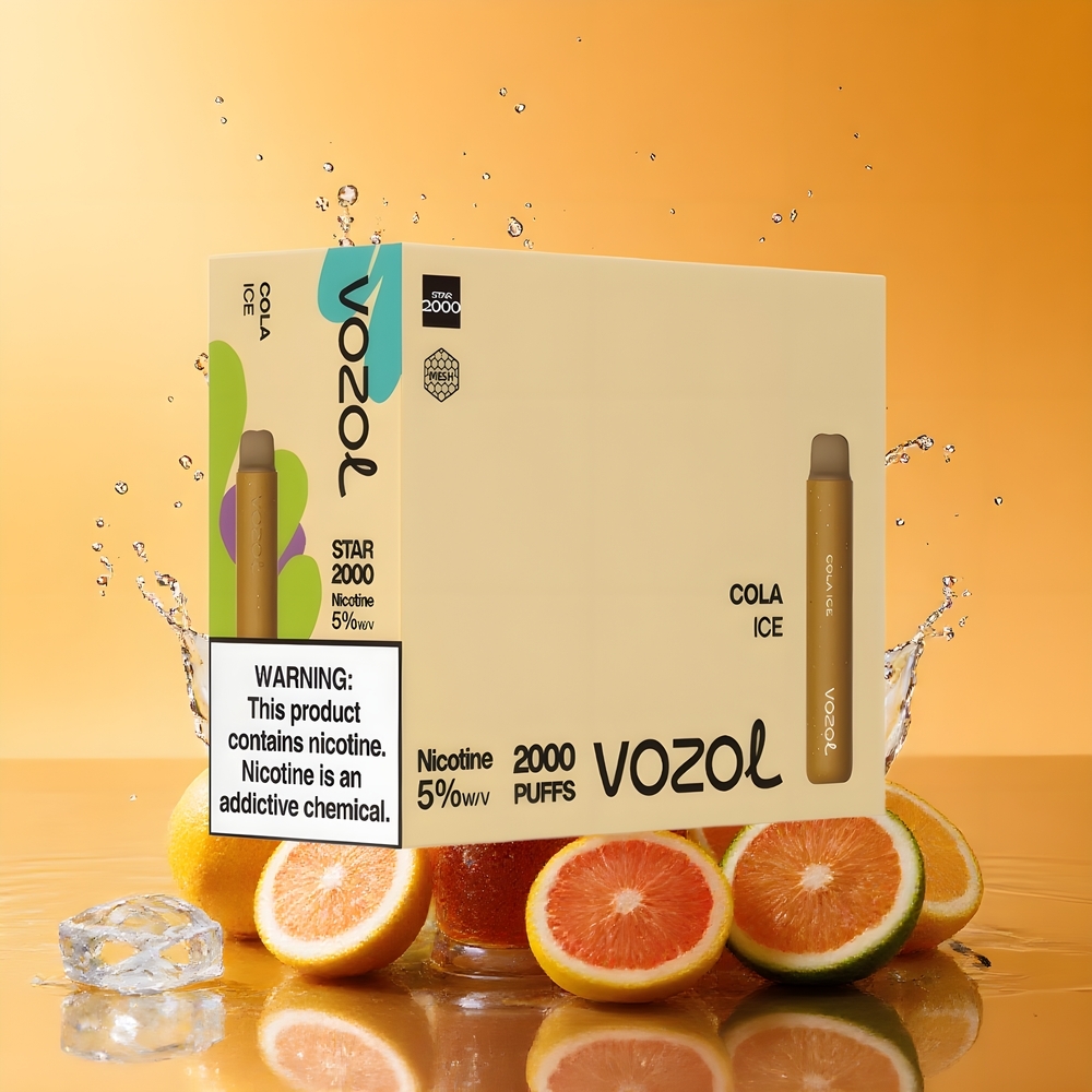 VOZOL STAR 2000 Nagykereskedés Magyarország 2000 Slukk Kóla Jég Eldobható vape
