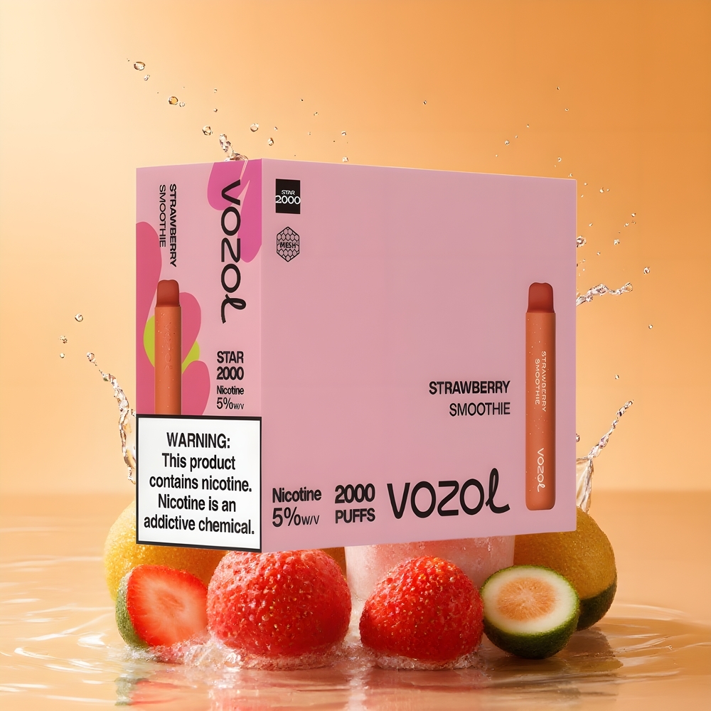VOZOL STAR 2000 Nagykereskedés Magyarország Eper Smoothie 2000 Puff