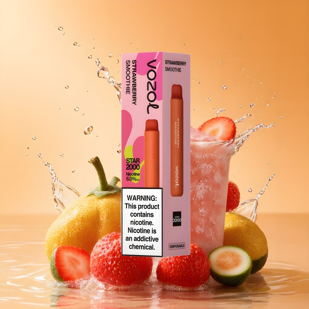 VOZOL STAR 2000 Nagykereskedés Magyarország Eper Smoothie 2000 Puff