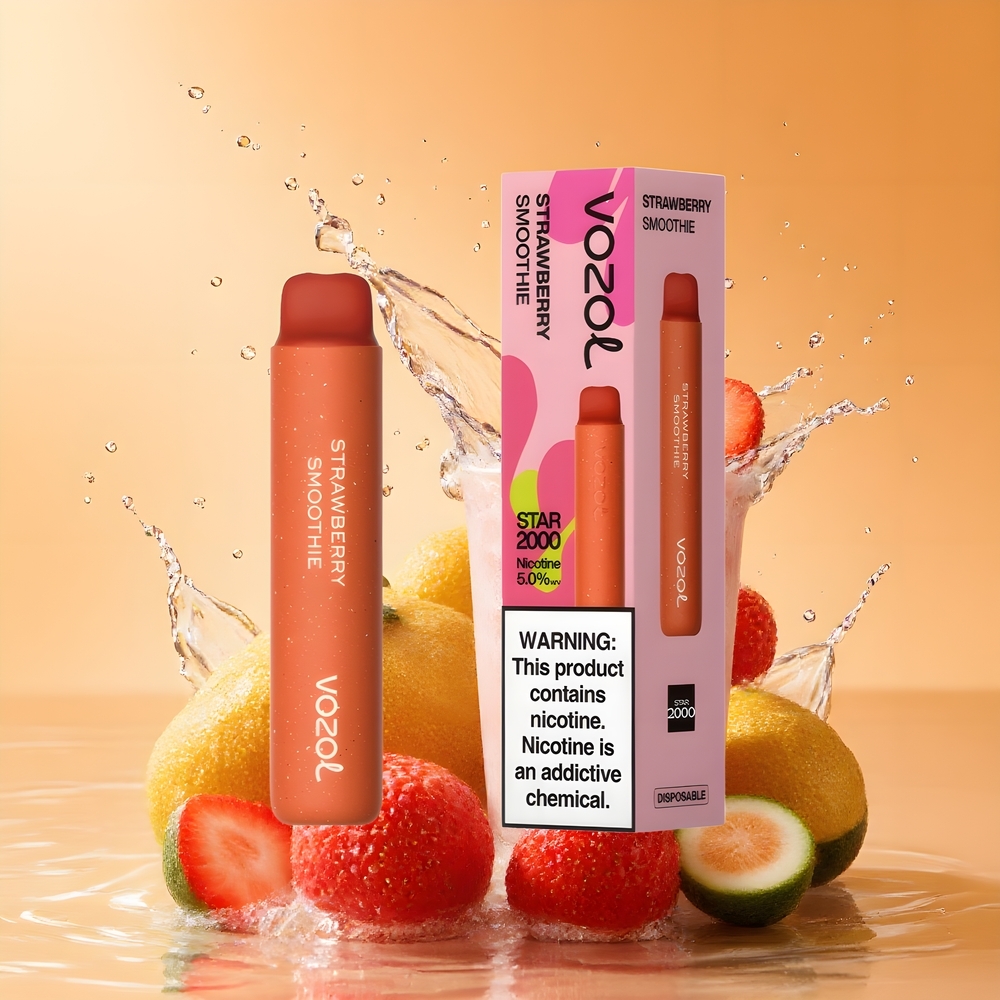 VOZOL STAR 2000 Nagykereskedés Magyarország Eper Smoothie 2000 Puff