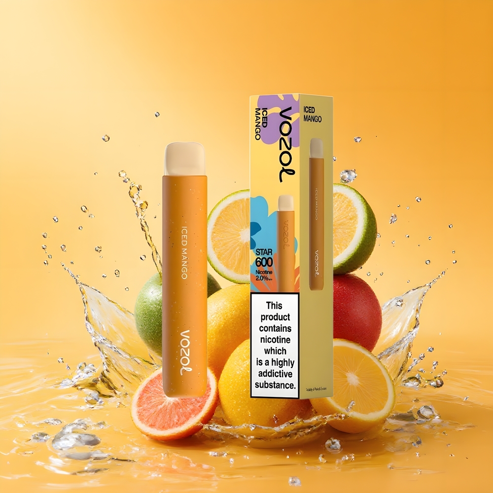 VOZOL STAR 600 Jeges Mango Nagykereskedés Magyarország 600 Puff VAMT Mesh Coil