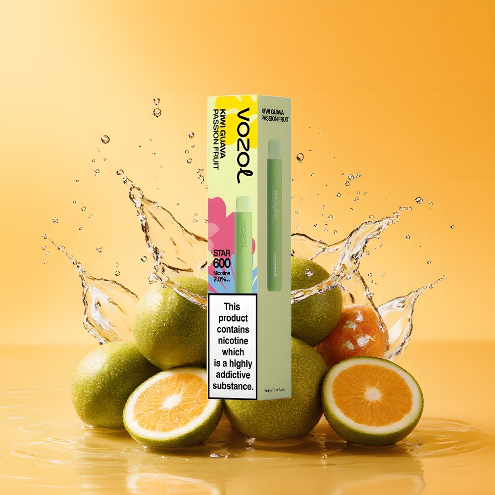 VOZOL STAR 600 Kivi Guava Márnacseresznye Mesh Coil Nagykereskedés Magyarország