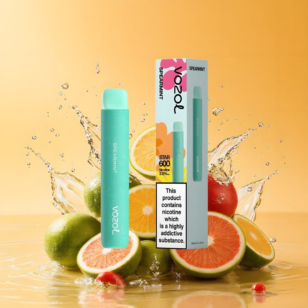 VOZOL STAR 600 Spearmint Nagykereskedés Magyarország 600 Puffs Mesh Coil