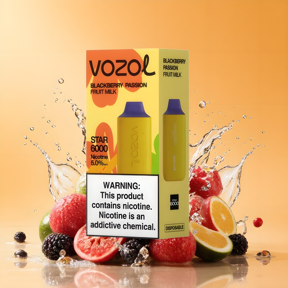 VOZOL STAR 6000 6000 Füst Nagykereskedés Magyarország Feketeáfonya Passiógyümölcs Tej