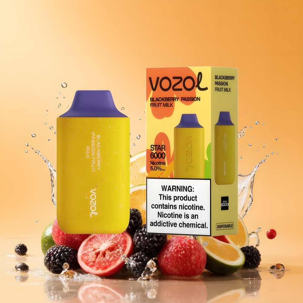 VOZOL STAR 6000 6000 Füst Nagykereskedés Magyarország Feketeáfonya Passiógyümölcs Tej