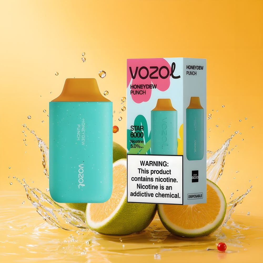 VOZOL STAR 6000 6000 Puffs Sárgadinnye Punch Nagykereskedés Magyarország