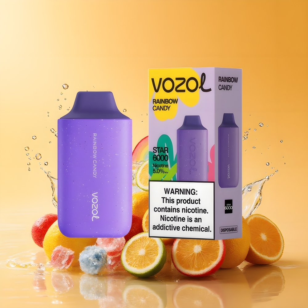 VOZOL STAR 6000 Nagykereskedés Magyarország 6000 Füst Ínyenc Szivárvány Cukorka