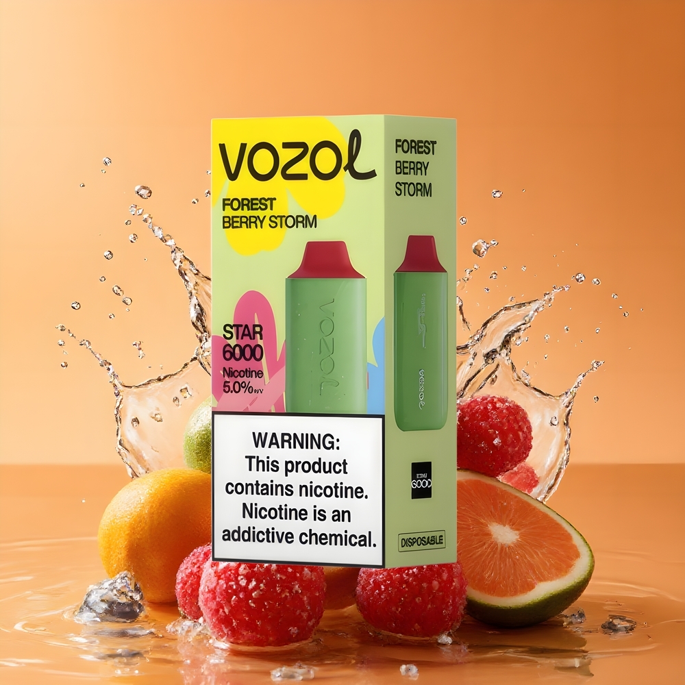 VOZOL STAR 6000 Nagykereskedés Magyarország 6000 Puff Erdőbogyó Vihar