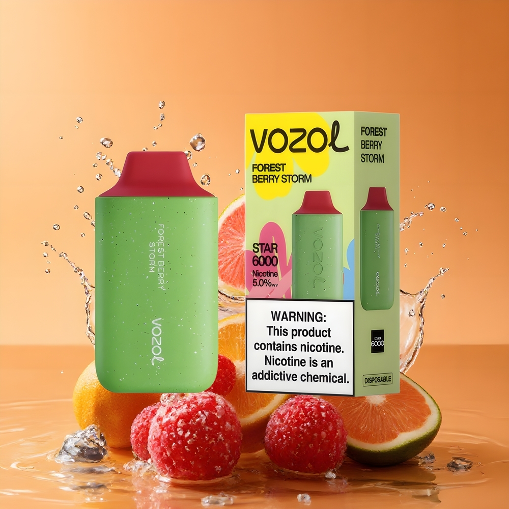 VOZOL STAR 6000 Nagykereskedés Magyarország 6000 Puff Erdőbogyó Vihar