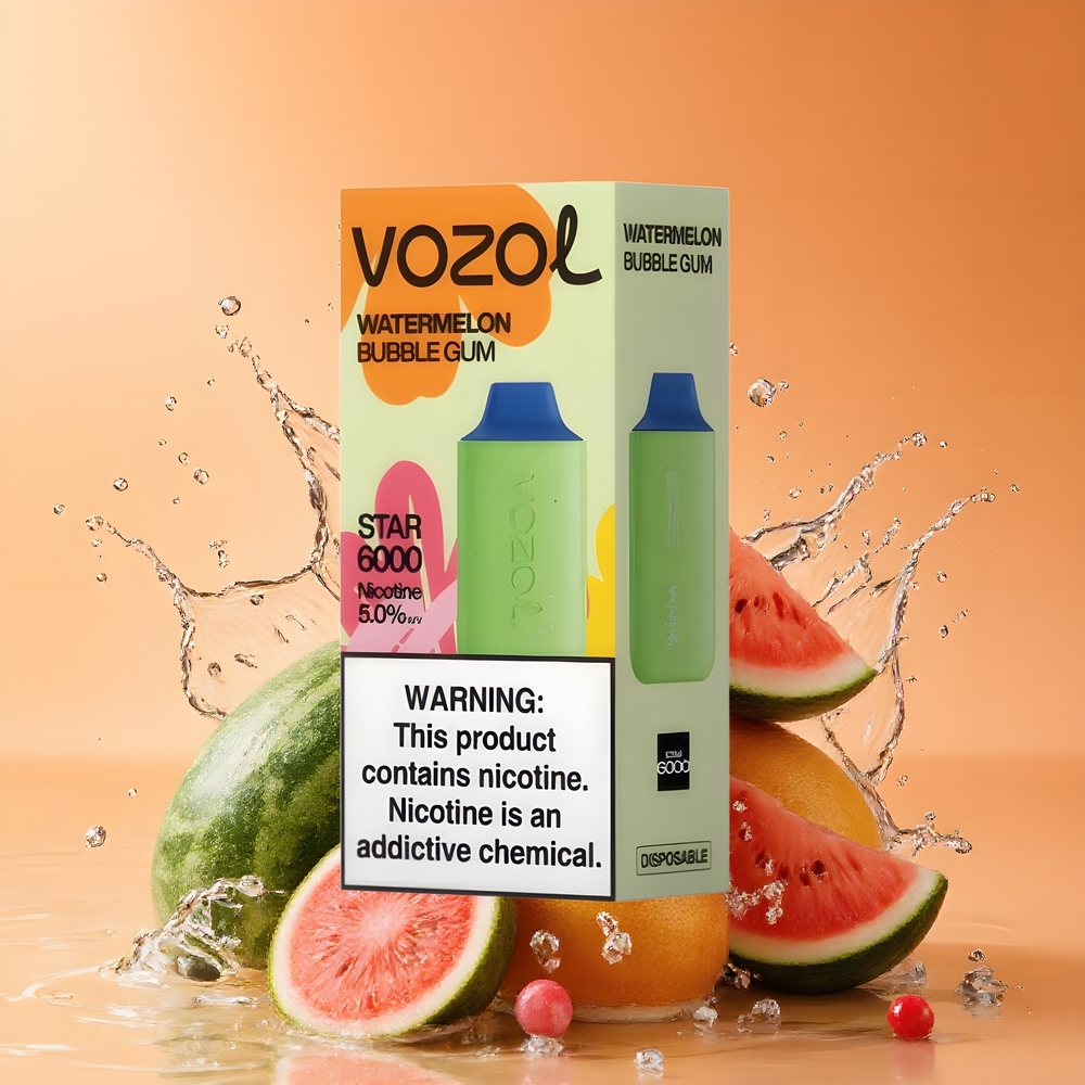 VOZOL STAR 6000 Nagykereskedés Magyarország 6000 Puff Görögdinnye Buborékrágó