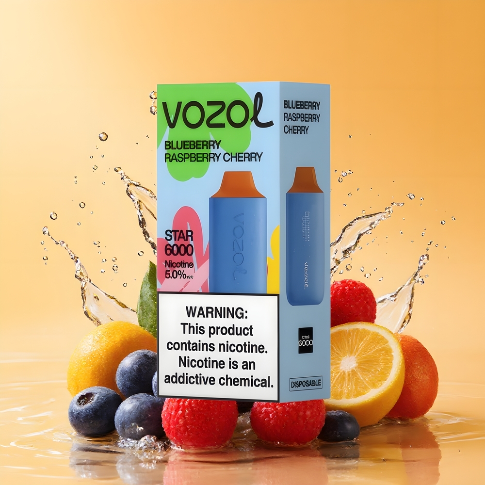 VOZOL STAR 6000 Nagykereskedés Magyarország 6000 Puff Kékáfonya Málna Cseresznye