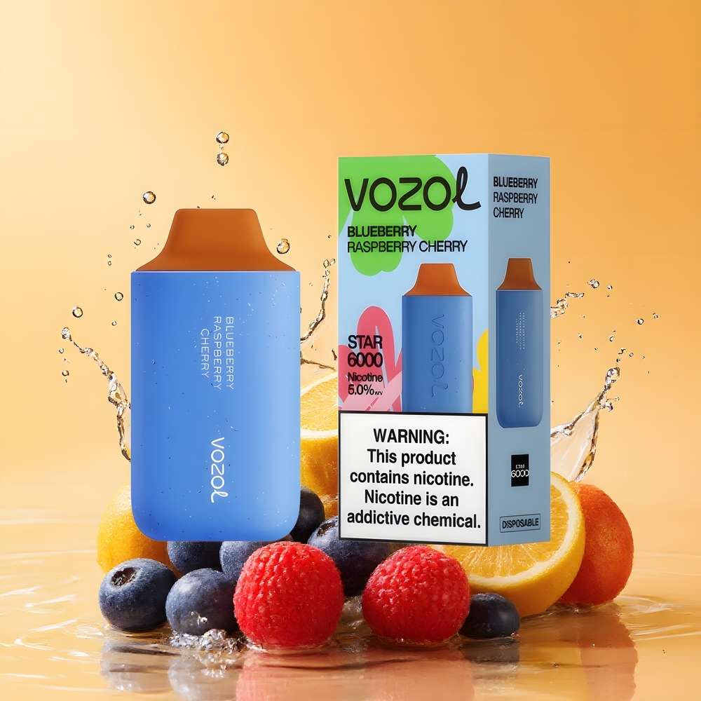 VOZOL STAR 6000 Nagykereskedés Magyarország 6000 Puff Kékáfonya Málna Cseresznye