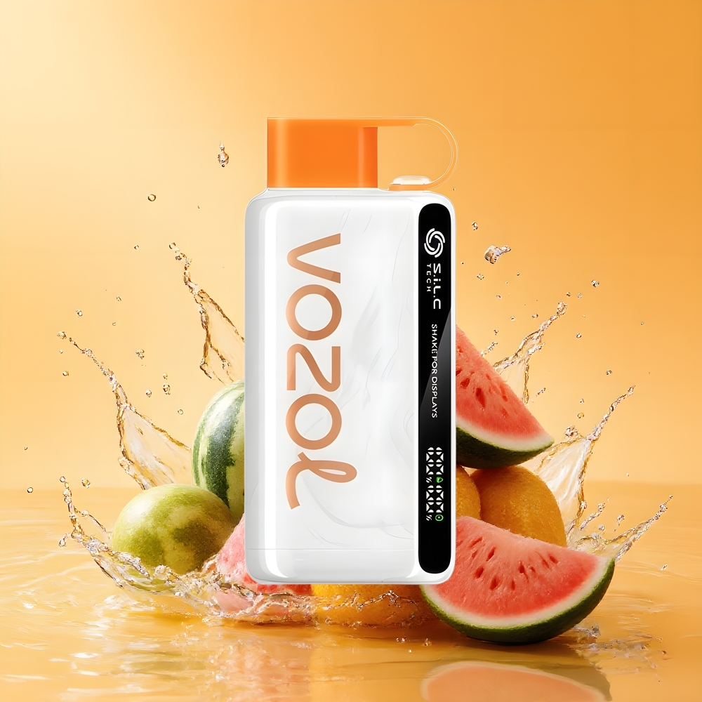 VOZOL STAR 9000/12000 Nagykereskedés Magyarország 650mAh S.i.L.C TECH Őszibarack-Mango-Görögdinnye