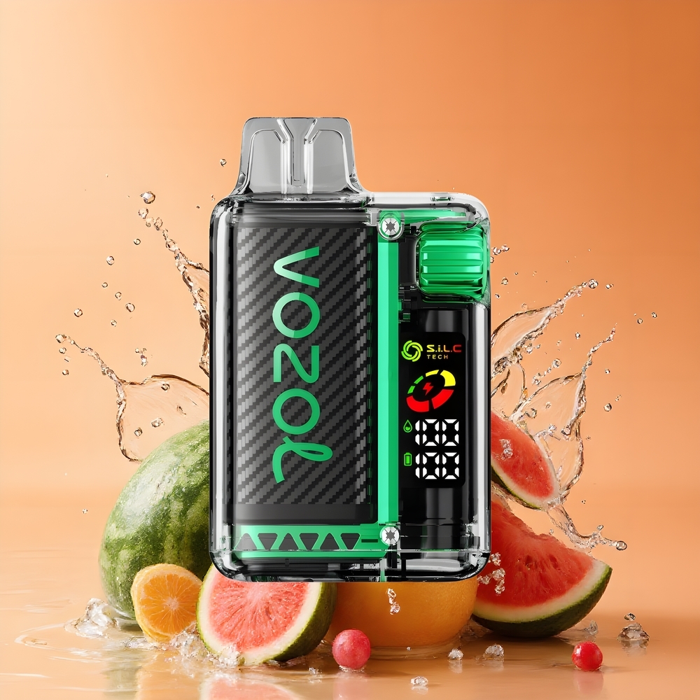 VOZOL Vista 20000 Puffs Nagykereskedés Magyarország S.i.L.C Tech Dual Mesh Coil Görögdinnye Buborékrággal
