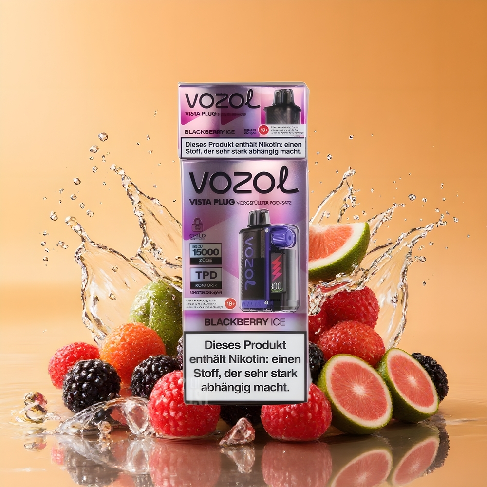VOZOL VISTA PLUG 6000/10000 Nagykereskedés Magyarország 10000 Puff Feketeáfonya Jég