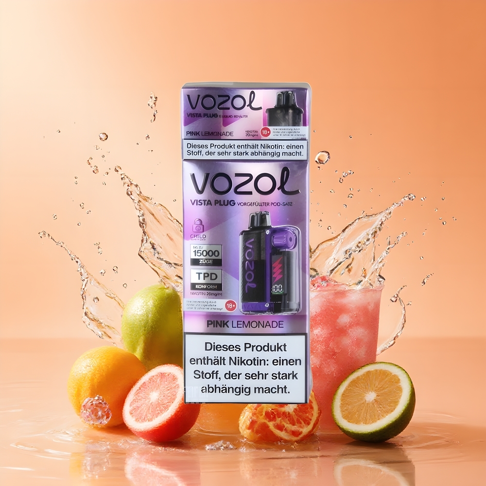 VOZOL VISTA PLUG 6000/10000 Nagykereskedés Magyarország 360 fokos Ízszabadság Rózsaszín Limonádé