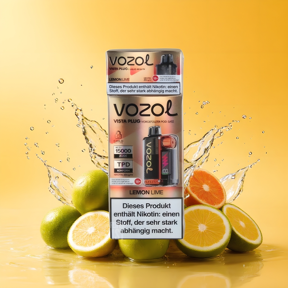 VOZOL VISTA PLUG 6000/10000 Nagykereskedés Magyarország Citrom Lime 6000-10000 Böfögés