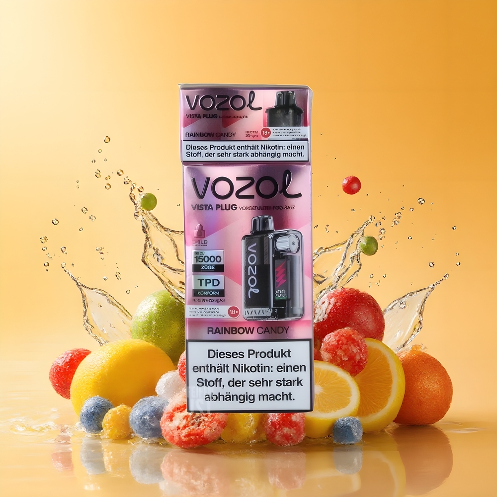 VOZOL VISTA PLUG 6000/10000 Szivárványos Édesség Nagykereskedés Magyarország 360 Fokos Ízszabadság