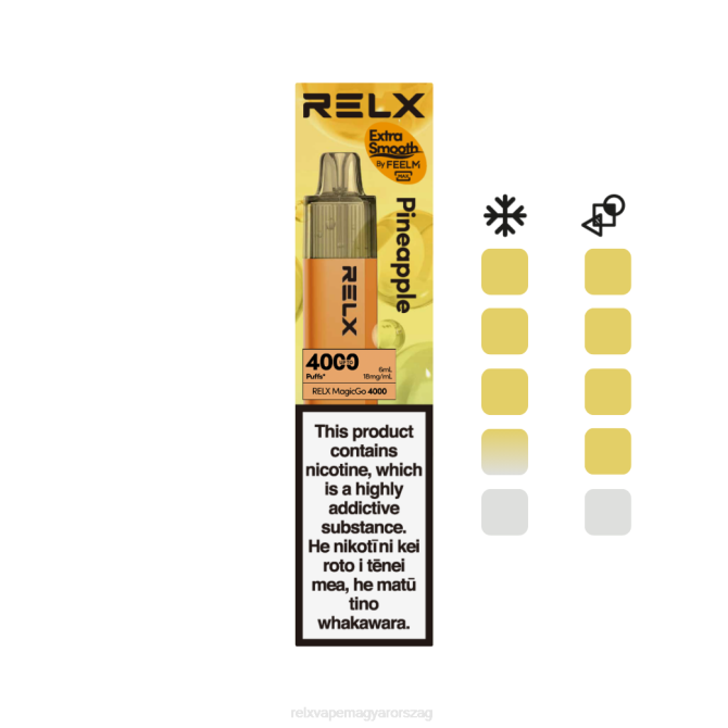 RELX MagicGo 4000 eldobható vape | 26L81 ‎RELX Hungary ananász